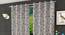 Loreene Door Curtains Set of 2 (Black, 112 x 213 cm  (44" x 84") Curtain Size) by Urban Ladder - Front View Design 1 - 389718