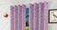 Lorree Door Curtains Set of 2 (Purple, 112 x 274 cm  (44" x 108") Curtain Size) by Urban Ladder - Front View Design 1 - 389722