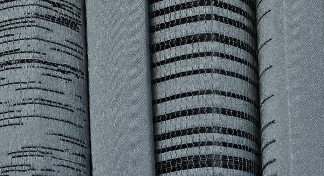 Laurette Door Curtains Set of 2 (Grey, 112 x 213 cm  (44" x 84") Curtain Size) by Urban Ladder - Cross View Design 1 - 389737
