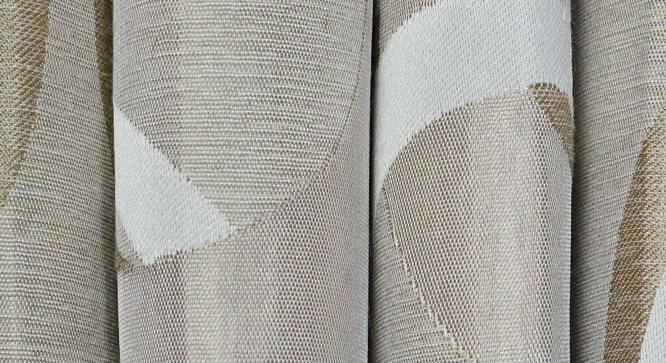 Mulan Door Curtains Set of 2 (Beige, 112 x 274 cm  (44" x 108") Curtain Size) by Urban Ladder - Cross View Design 1 - 389747