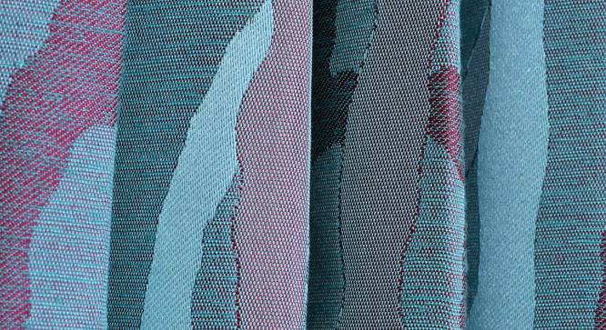 Leina Door Curtains Set of 2 (Blue, 112 x 213 cm  (44" x 84") Curtain Size) by Urban Ladder - Cross View Design 1 - 389755
