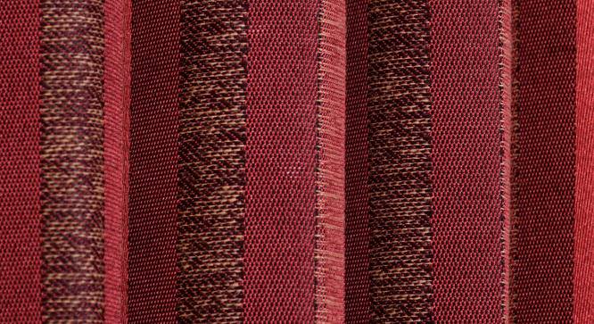 Lindal Window Curtains Set of 2 (Red, 152 x 112 cm  (66" x 44") Curtain Size) by Urban Ladder - Cross View Design 1 - 389760