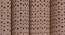 Logan Door Curtains Set of 2 (Brown, 112 x 274 cm  (44" x 108") Curtain Size) by Urban Ladder - Cross View Design 1 - 389778