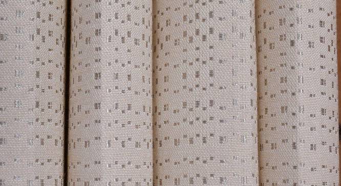 Lincoln Door Curtains Set of 2 (Beige, 112 x 213 cm  (44" x 84") Curtain Size) by Urban Ladder - Cross View Design 1 - 389780
