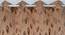 Lorenia Door Curtains Set of 2 (Brown, 112 x 213 cm  (44" x 84") Curtain Size) by Urban Ladder - Design 1 Side View - 389792