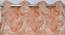 Lourence Window Curtains Set of 2 (Rust, 152 x 112 cm  (66" x 44") Curtain Size) by Urban Ladder - Design 1 Side View - 389803
