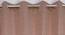 Logan Door Curtains Set of 2 (Brown, 112 x 274 cm  (44" x 108") Curtain Size) by Urban Ladder - Design 1 Side View - 389827