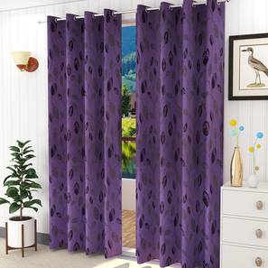 presto Purple Poly Cotton Door Curtain-picture-14