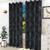 Valentin door curtains set of 2 black lp