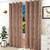 Vernon door curtains set of 2 brown lp