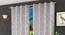 Ninja Window Curtains Set of 2 (Pink, 152 x 112 cm  (66" x 44") Curtain Size) by Urban Ladder - Front View Design 1 - 389908