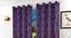 Oliverio Door Curtains Set of 2 (Purple, 112 x 213 cm  (44" x 84") Curtain Size) by Urban Ladder - Front View Design 1 - 389909