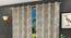 Travis Door Curtains Set of 2 (Gold, 112 x 274 cm  (44" x 108") Curtain Size) by Urban Ladder - Front View Design 1 - 389917