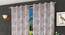Troy Window Curtains Set of 2 (Pink, 152 x 112 cm  (66" x 44") Curtain Size) by Urban Ladder - Front View Design 1 - 389921