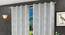 Younes Window Curtains Set of 2 (White, 152 x 112 cm  (66" x 44") Curtain Size) by Urban Ladder - Front View Design 1 - 389927