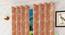 Stockton Window Curtains Set of 2 (Rust, 152 x 112 cm  (66" x 44") Curtain Size) by Urban Ladder - Front View Design 1 - 389931