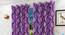 Onofrio Door Curtains Set of 2 (Purple, 112 x 213 cm  (44" x 84") Curtain Size) by Urban Ladder - Front View Design 1 - 389962