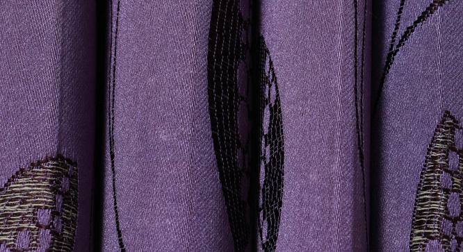 Oliverio Door Curtains Set of 2 (Purple, 112 x 274 cm  (44" x 108") Curtain Size) by Urban Ladder - Cross View Design 1 - 389975