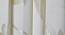 Younes Door Curtains Set of 2 (White, 112 x 213 cm  (44" x 84") Curtain Size) by Urban Ladder - Cross View Design 1 - 389990