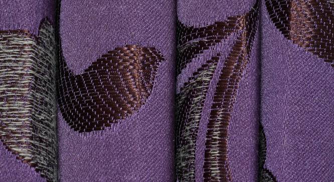 Primrose Window Curtains Set of 2 (Purple, 152 x 112 cm  (66" x 44") Curtain Size) by Urban Ladder - Cross View Design 1 - 389993