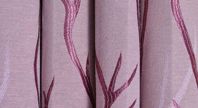 Oswald Door Curtains Set of 2 (Purple, 112 x 213 cm  (44" x 84") Curtain Size) by Urban Ladder - Cross View Design 1 - 390009