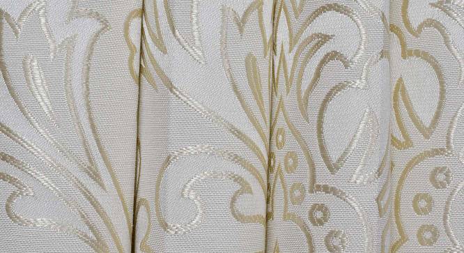 Sue Door Curtains Set of 2 (White, 112 x 213 cm  (44" x 84") Curtain Size) by Urban Ladder - Cross View Design 1 - 390015