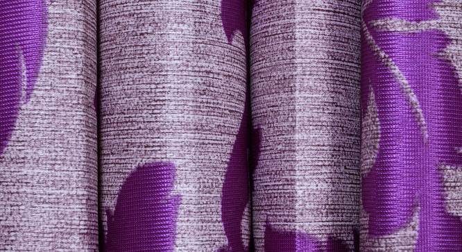 Romilda Door Curtains Set of 2 (Purple, 112 x 213 cm  (44" x 84") Curtain Size) by Urban Ladder - Cross View Design 1 - 390018