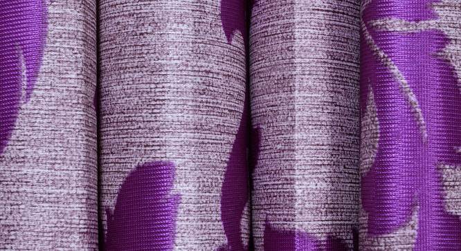 Romilda Door Curtains Set of 2 (Purple, 112 x 274 cm  (44" x 108") Curtain Size) by Urban Ladder - Cross View Design 1 - 390019