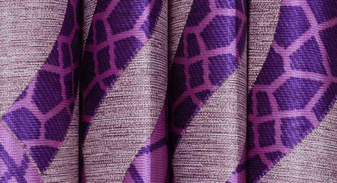 Onofrio Door Curtains Set of 2 (Purple, 112 x 274 cm  (44" x 108") Curtain Size) by Urban Ladder - Cross View Design 1 - 390028