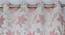 Troy Window Curtains Set of 2 (Pink, 152 x 112 cm  (66" x 44") Curtain Size) by Urban Ladder - Design 1 Side View - 390051