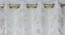 Younes Window Curtains Set of 2 (White, 152 x 112 cm  (66" x 44") Curtain Size) by Urban Ladder - Design 1 Side View - 390057