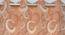 Stockton Window Curtains Set of 2 (Rust, 152 x 112 cm  (66" x 44") Curtain Size) by Urban Ladder - Design 1 Side View - 390061