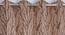 Vernon Window Curtains Set of 2 (Brown, 152 x 112 cm  (66" x 44") Curtain Size) by Urban Ladder - Design 1 Side View - 390070