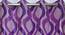 Onofrio Door Curtains Set of 2 (Purple, 112 x 213 cm  (44" x 84") Curtain Size) by Urban Ladder - Design 1 Side View - 390092