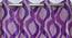 Onofrio Window Curtains Set of 2 (Purple, 152 x 112 cm  (66" x 44") Curtain Size) by Urban Ladder - Design 1 Side View - 390094