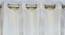 Avah Door Curtains Set of 2 (White, 112 x 274 cm  (44" x 108") Curtain Size) by Urban Ladder - Side View Design 1 - 