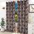 Theo door curtains set of 2 brown lp