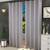 Aurora door curtains set of 2 black lp