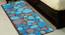 Ormondo Runner (Blue & Brown) by Urban Ladder - Front View Design 1 - 390146