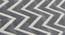 Pepin Runner (Grey & White) by Urban Ladder - Design 1 Side View - 390180