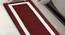 Philbert Runner (Maroon & White) by Urban Ladder - Front View Design 1 - 390221