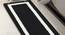 Pons Runner (Black & White) by Urban Ladder - Front View Design 1 - 390223