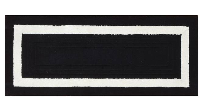 Pons Runner (Black & White) by Urban Ladder - Cross View Design 1 - 390233