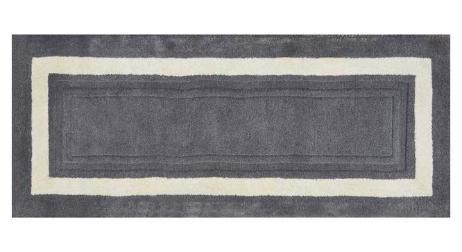 Porter Runner (Grey & White) by Urban Ladder - Cross View Design 1 - 390234