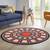 Azalea carpet orange black grey lp