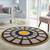 Danna carpet yellow blue silver lp