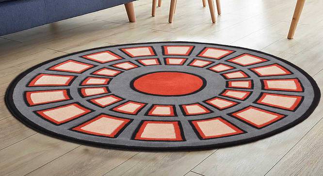 Azalea Carpet (Square Carpet Shape, 120 x 120 cm (48" x 48") Carpet Size) by Urban Ladder - Front View Design 1 - 390430