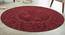 Arman Carpet (Square Carpet Shape, Maroon, 152 x 152 cm  (60" x 60") Carpet Size) by Urban Ladder - Front View Design 1 - 390440