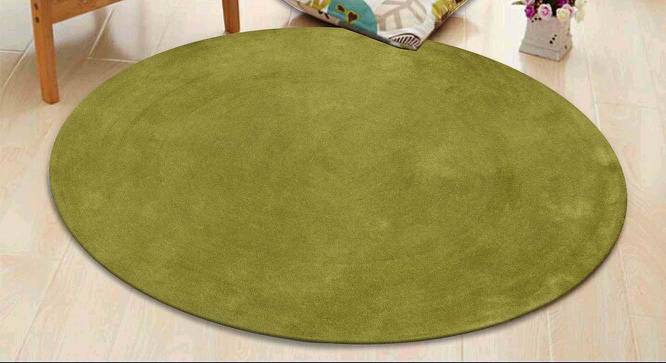 Emmeline Carpet (Green, Square Carpet Shape, 152 x 152 cm  (60" x 60") Carpet Size) by Urban Ladder - Front View Design 1 - 390446