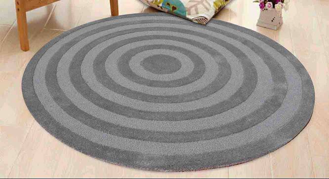 Cleo Carpet (Grey, Square Carpet Shape, 120 x 120 cm (48" x 48") Carpet Size) by Urban Ladder - Front View Design 1 - 390451